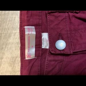 Maroon/burgundy pants